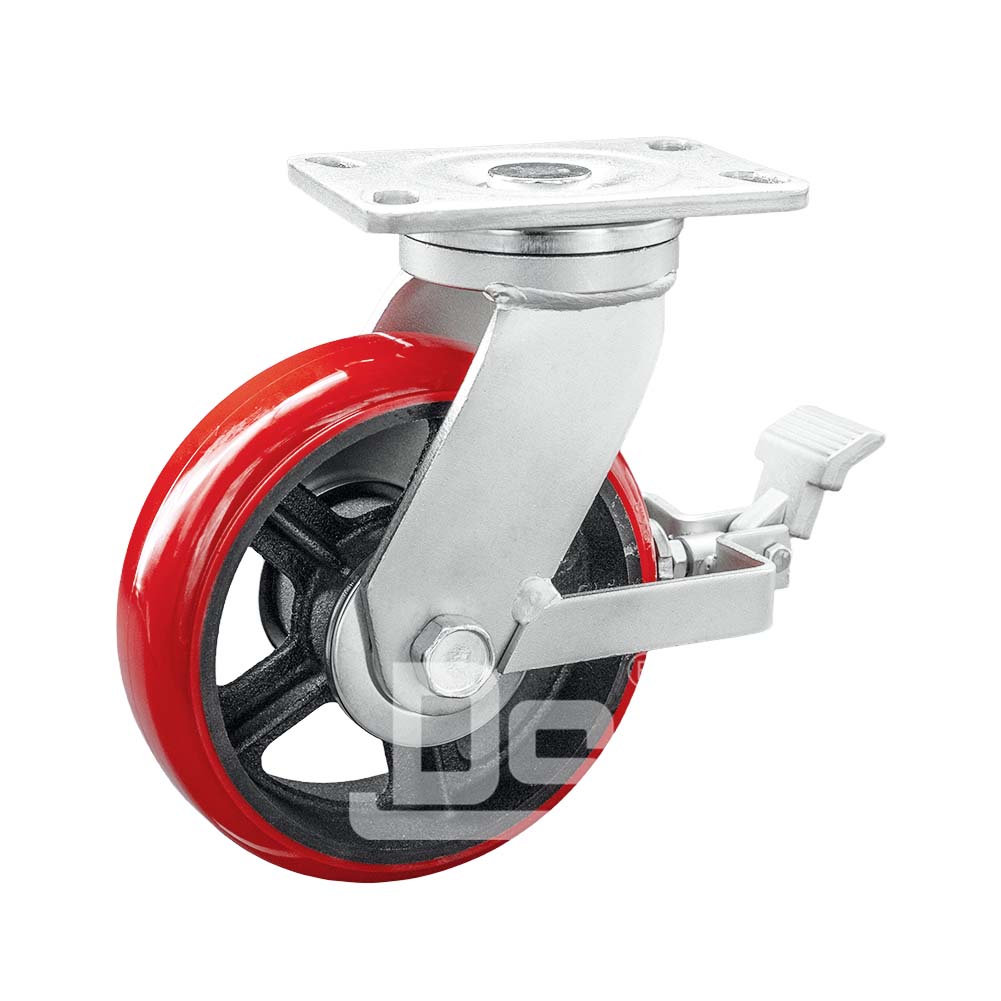 超重型脚轮聚氨酯轮刹车脚轮（DS50系列）