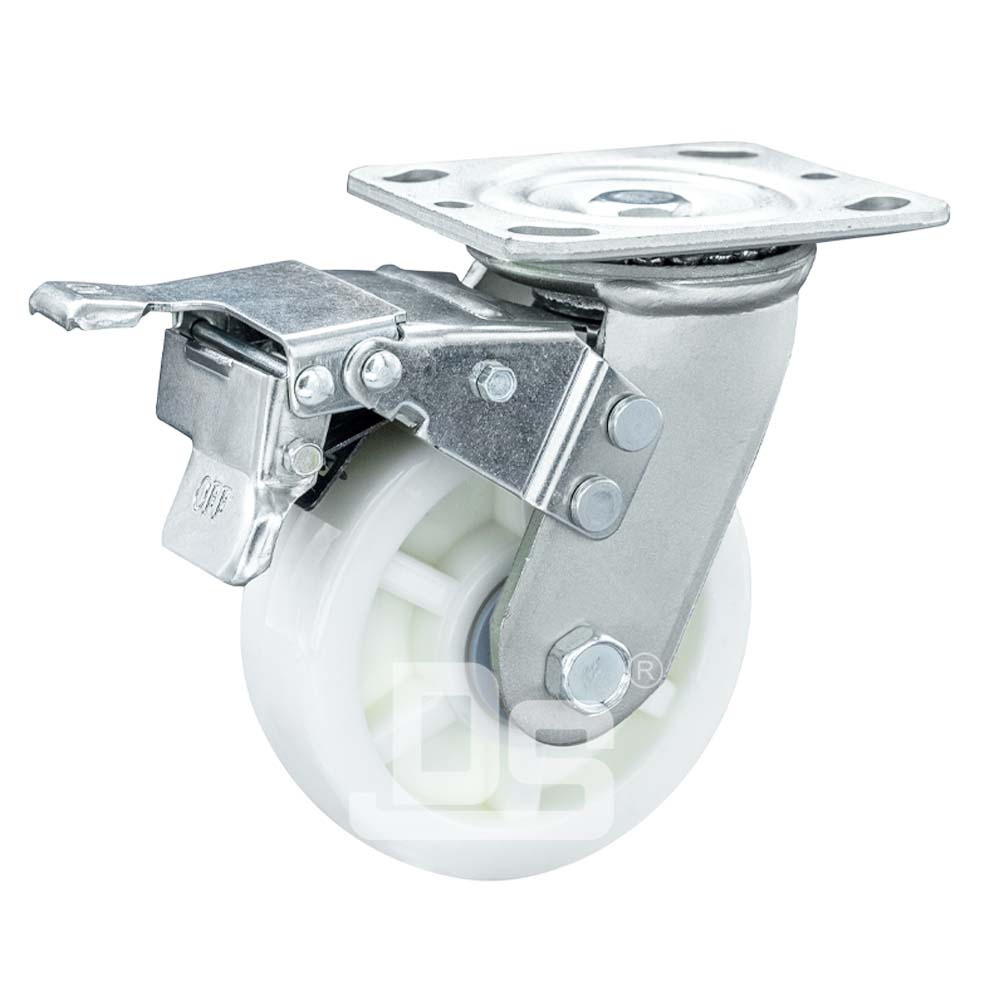 重型脚轮尼龙双刹车脚轮（DS40系列）