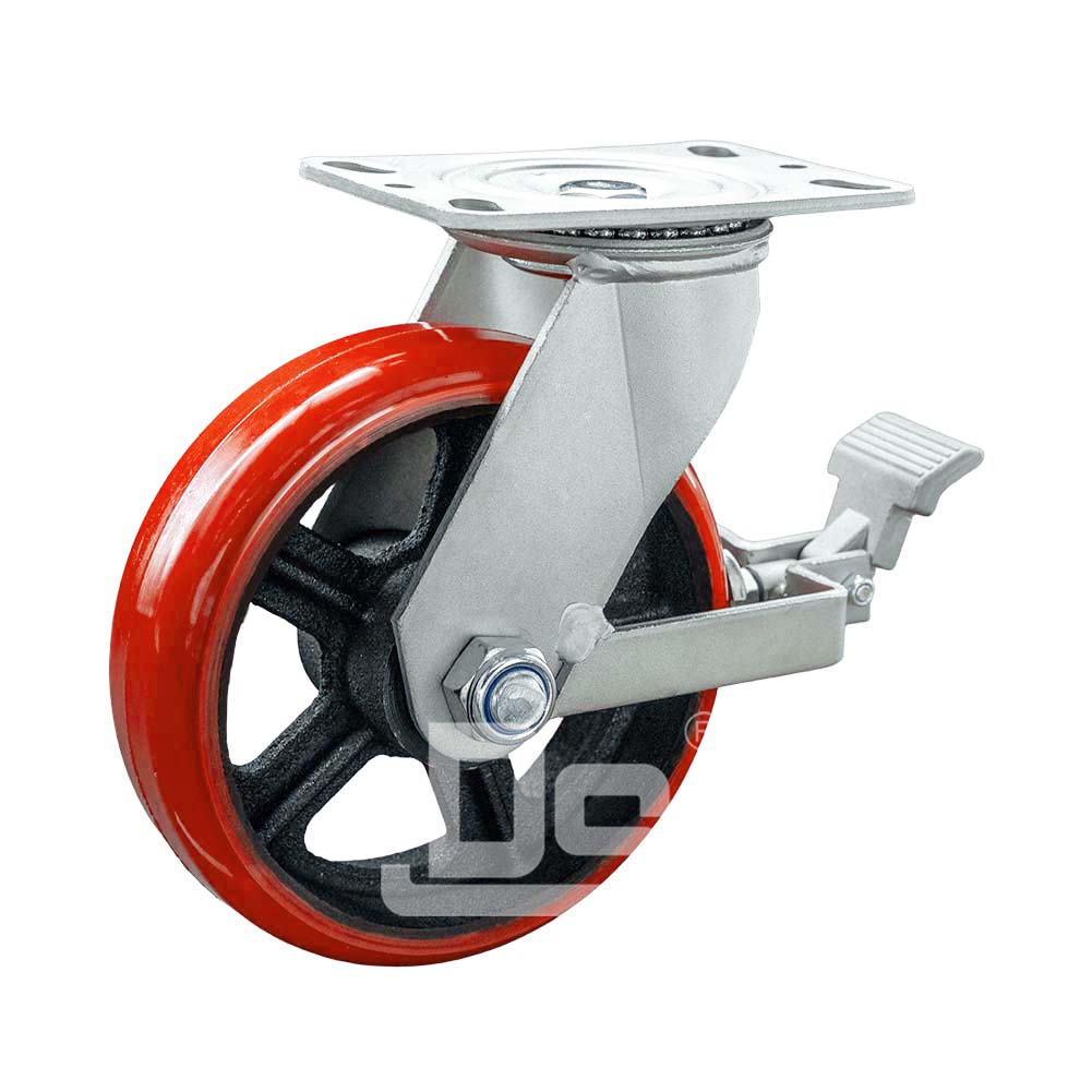 重型脚轮聚氨酯轮刹车脚轮（DS42系列）